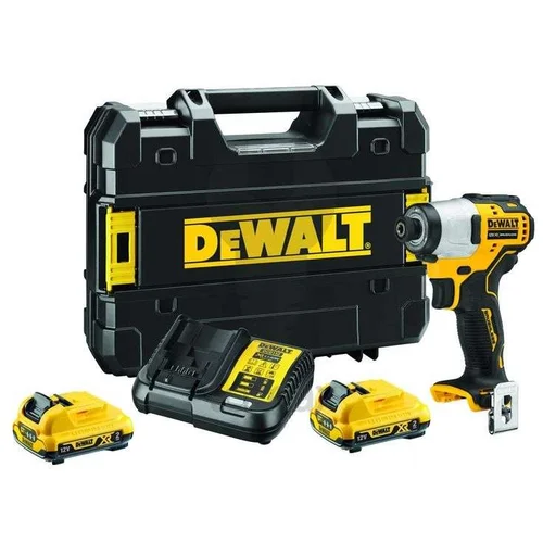 Dewalt aku udarni odvijač 1/4 12V + 2 x 2 0 Ah s koferom