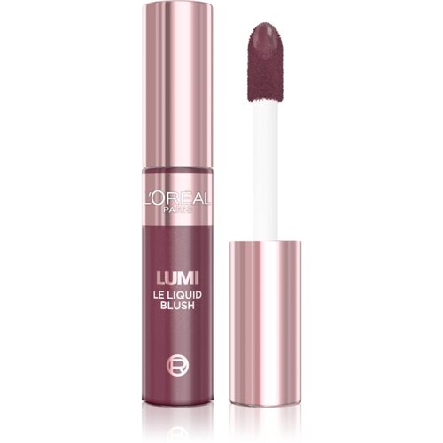 L&amp;acute;Or&amp;eacute;al Paris Lumi Glowy Blush tekoče rdečilo odtenek 645 Cool Berry 11 ml Slike