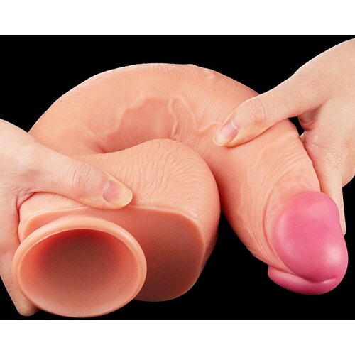 Lovetoy 2024 Dildo Lovetoy King Sized Dual Layered 1 12&amp;#039;&amp;#039; Slike