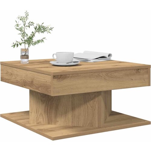 VidaXL Stol za kavu Artisan hrast 55x55x30 cm izrađeno drvo Slike