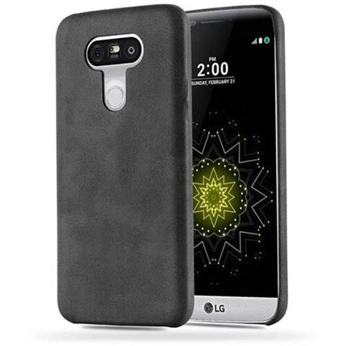 Cadorabo Case, združljiv z LG v Vintage Black - Hard Case za&scaron;čitni pokrov iz imitacije usnja, (20563602) Cene