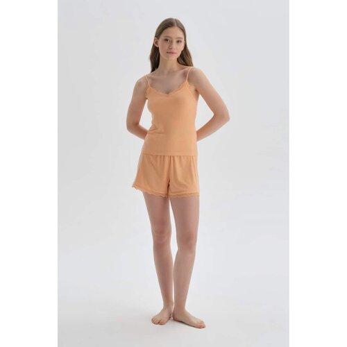 Dagi Shorts - Orange - Normal Waist Slike