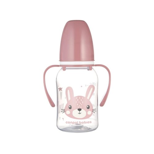 Canpol BABIES FLASICA SA DRSKAMA CUTE ANIMALS 120ml (11823) - PINK (11823_pin) Slike
