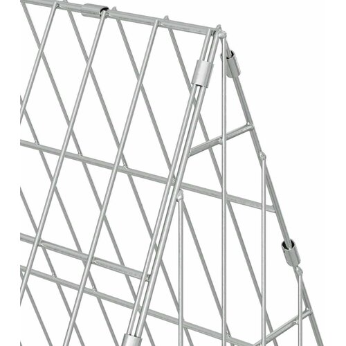  Kavez za zečeve Srebrno 215 x 55 x 55 cm Cinkani čelik Slike