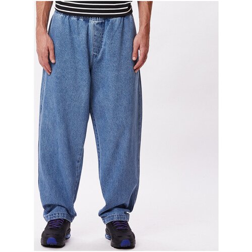 Obey Jeans straight Easy denim pant Modra Cene