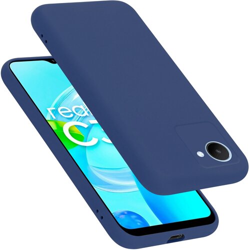  Ohišje, združljiv z Realme v tekoči modro - zaščitni pokrov, narejen iz fleksibilnega silikona TPU, (20694457) Cene