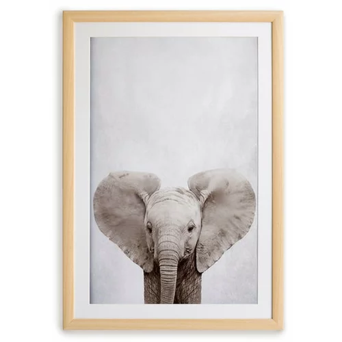 Surdic Stenska slika v okvirju Elephant, 30 x 40 cm