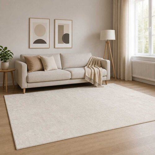  Tepih Krem 120 x 180 cm 100% poliester 3 mm Mogu se prati Cene