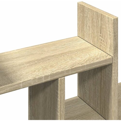  Organizator za stol boja hrasta 34,5 x 15,5 x 35,5 cm drveni Slike