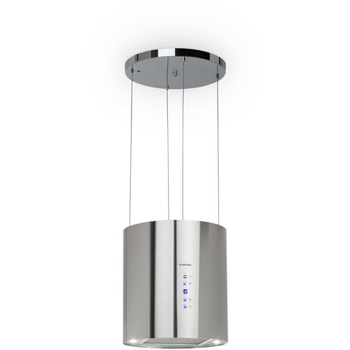 Klarstein Barett, otočna napa, Ø 35 cm, recirkulacija 560 m³/h, LED, filter s aktivnim ugljenom, nehrđajući čelik Cijene