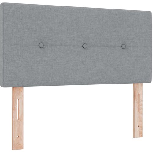  Krevet od pjene s madracem i LED-om Svjetlosiva 80 x 200 cm Slike