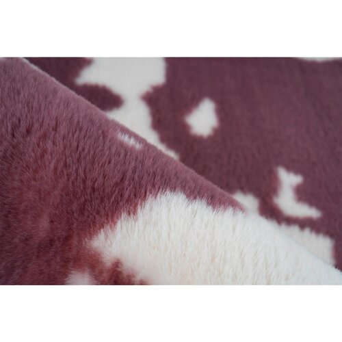 Kayoom PREPROGA Z VISOKIM FLOROM Rabbit Animal Lilac / Wei&amp;szlig; 160/230 cm taftano lila, bela Slike