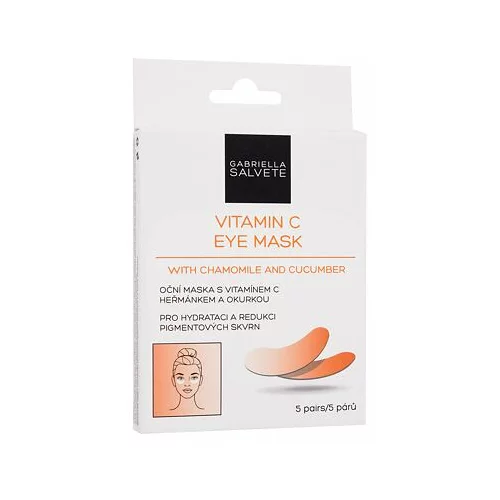 Gabriella Salvete Vitamin C Eye Mask jastučići za područje ispod očiju s vitaminom c 5 kom za žene