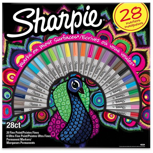 Sharpie permanentni marker set peacock 1/28 Cene