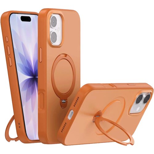 NN-Su Maska sa rotirajućim držačem za mobilni telefon iPhone 17, Magsafe, Narandžasta Slike