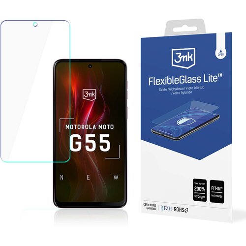BZ ZA&amp;Scaron;ČITNO STEKLO 3MK FLEXIBLEGLASS LITE ZA MOTOROLA MOTO G55 5G ZELO VZDRŽLJIVO, (5000025343) Slike