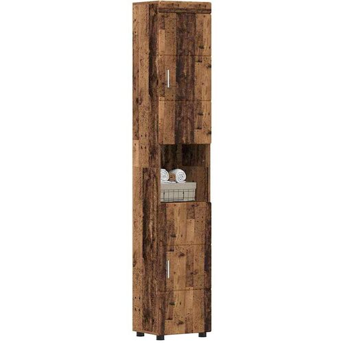 VidaXL kupaonski ormar staro drvo 37 x 31.5 x 203 cm konstruirano drvo Slike