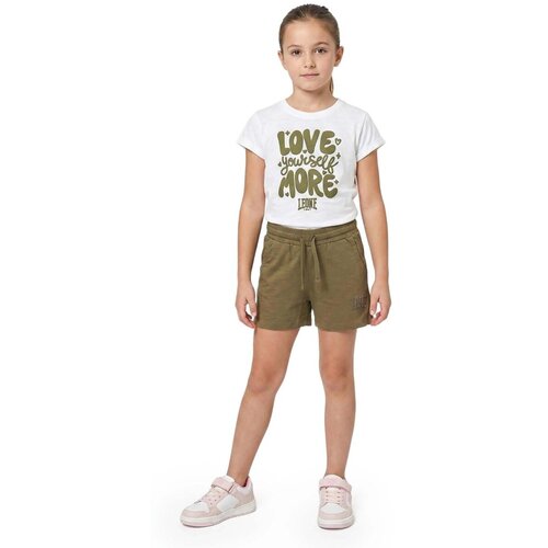 Leone 1947 Otro&scaron;ki kompleti Girl Sets T-Shirt + Short Love Kaki Cene