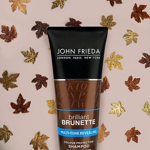 John Frieda Brilliant Brunette Colour Protecting Moisturizing Shampoo 250 ml Slike