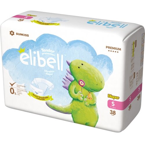 STERIWUND Elibell dječje pelene NB, 2-5 kg (38 komada) Cijene