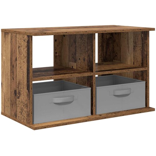  Stalak za TV s ladicama Staro drvo 79 x 40 x 48 cm Slike