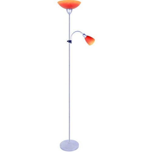 Brilight lampa CL-3800G-1 E27 60W+E14 40W crvena/oranz Slike