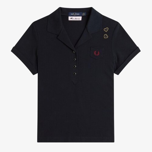 Fred Perry POCKET DETAIL POLO SHIRT Crna Slike