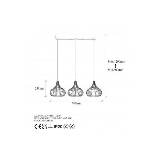 Opviq Luster 942FLG1605 Slike