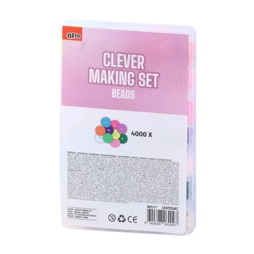  Clever, set za pravljenje nakita, perlice, srednji, 4000K Cene