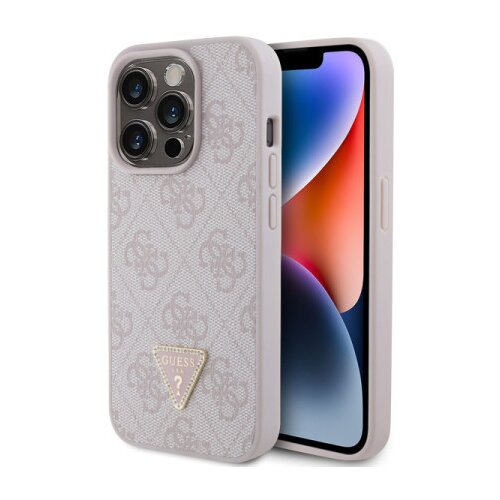 Guess Ovitek GUHCP15LP4TDPP, Iphone 15 Pro, roza, (20844954) Cene