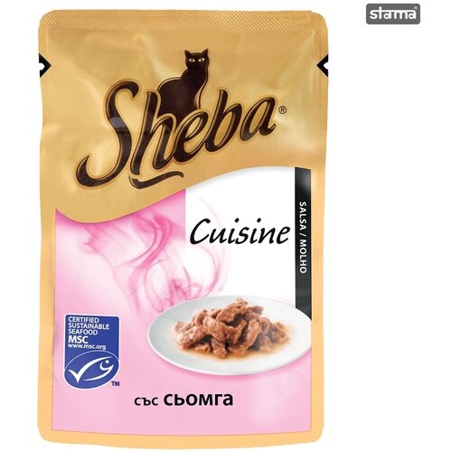 Sheba Kesica za mačke Losos, komadići u sosu, 85g Slike