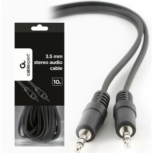 Gembird CCA-404-10M 3.5mm stereo plug to 3.5mm stereo plug audio AUX kabl 10m A Cene