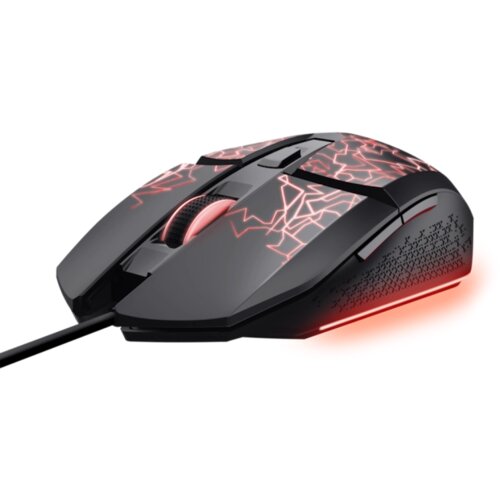 Trust Gejmerski Mi&scaron;, GXT113 FELOX, LED, žičani, USB-A, 6400 DPI, Crno-zeleni Cijene