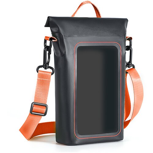 INF zunanja vodotesna torbica za telefon black+orange, (21542363) Slike