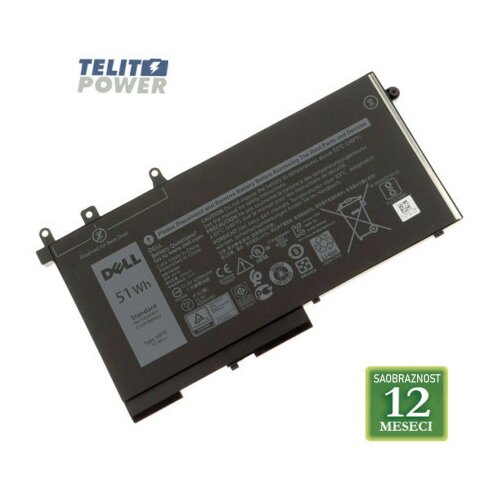 Baterija za laptop dell D5480 / 93FTF 11.4V 51Wh / 4254mAh Cene