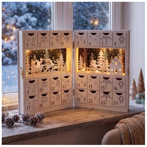 Brilagi LED božićna dekoracija LED/2xAA adventski kalendar Slike