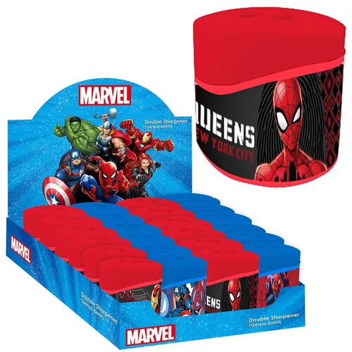 Luna Osvetnici plastična posuda šiljilo s dvije rupe s uzorkom Spider-Man 1kom Cene