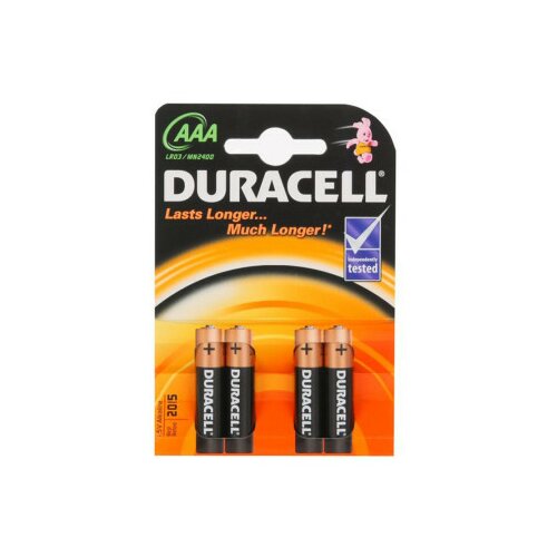 Duracell baterija LR 3 alkalna AAA 1/4 blister ( 7309 ) Slike