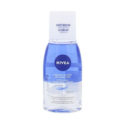 Nivea Double Effect Eye Make-up Remover dvofazni odstranjevalec oči 125 ml Slike