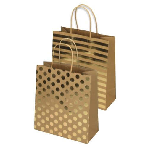 Darilna vrečka Eco Gold, srednja Cene