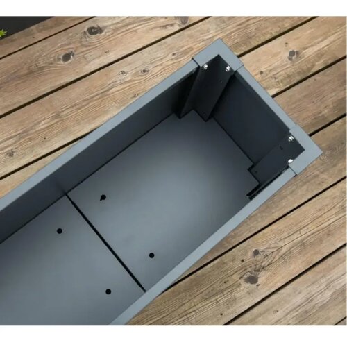WESTMANN Talus XL | Metalna pravokutna žardinjera | 193 L | Antracit - BRANDED IN GERMANY Slike