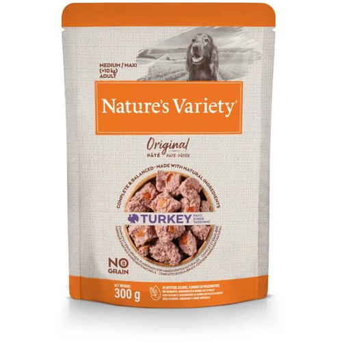 Nature’s Variety Nature's Variety Original Dog Med/Maxi Adult - puran - 300 g 300 g Cene