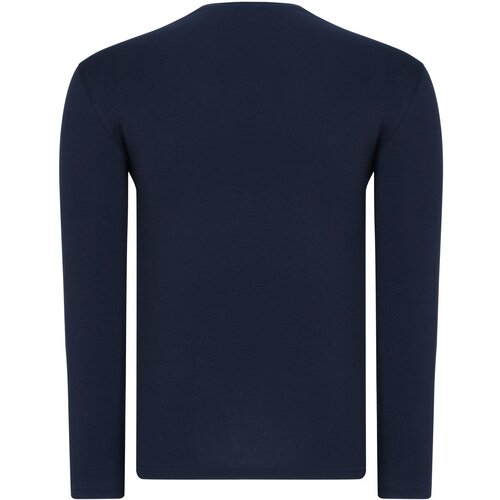 Dewberry T8588 BIKE COLLAR MEN'S SWEATSHIRT-FLAT LACİVERT Cene