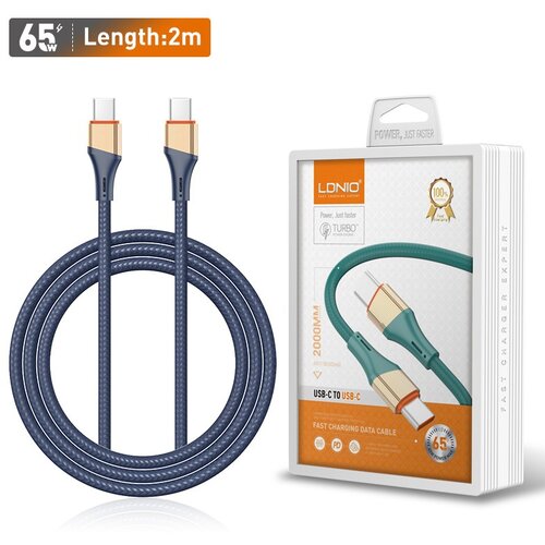  KABL USB LDNIO LC631C-C15 TYPE C-C PLETENI 1m Slike