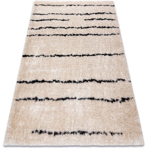 RugsX Preproge Preproga FLUFFY 2371 košati trakovi - krem 80x150 cm Bež Cene