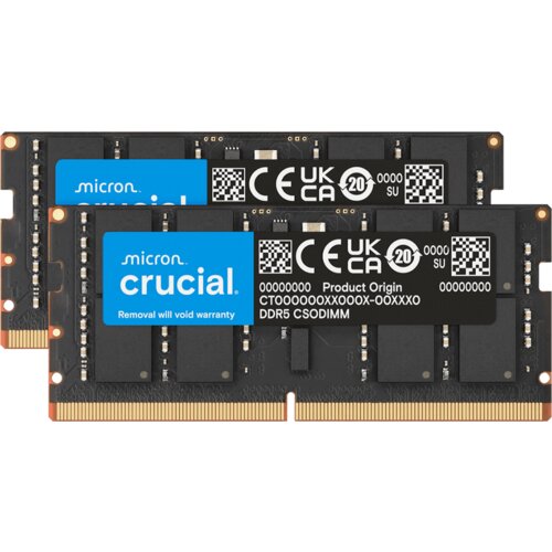 Crucial 64GB Kit (2x32GB) DDR5-6400 CSODIMM CL52 Cijene
