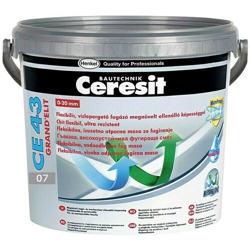 Ceresit Fleksibilna masa za fugiranje (Srebrne boje, 5 kg) Cijene