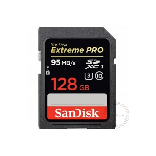 Sandisk SDXC 128GB Extreme Pro 95MB/s memorijska kartica Slike