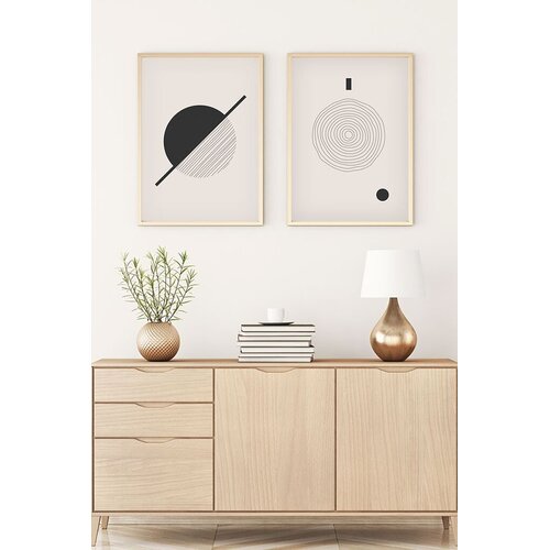 WALLXPERT Uramljena slika Huhu85, 35x50 cm , 2 dijela Cijene