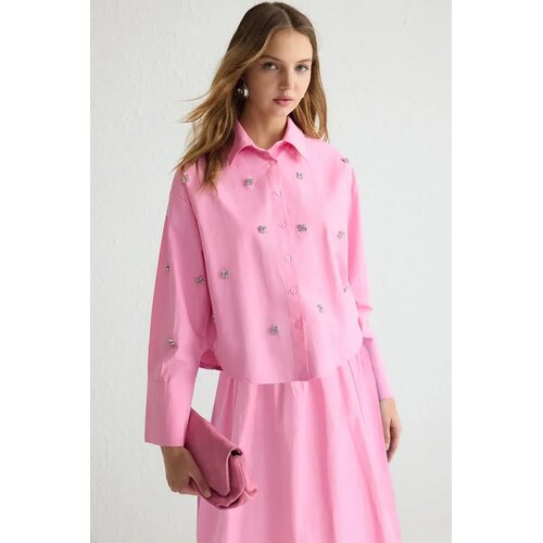 Trendyol Modest Ženska ko&scaron;ulja Tctss25Tg00007, Roza Cene